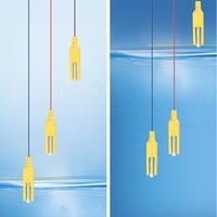 Sonde de niveau d'eau en acier inoxydable 3, capteur de niveau de liquide, contrôleur de niveau de réservoir d'eau à haute température Taidacent
