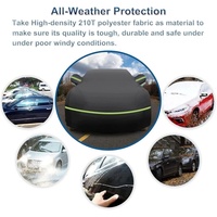 Housse de voiture extérieure personnalisée pour Porsche Panamera 2014-2022, imperméable, résistante, coupe-vent, avec fermeture éclair et sac de rangement