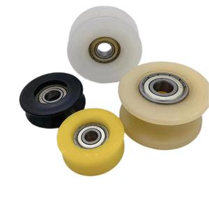 Custom 608 Plastic Pulley 8x32x12mm Plastic Roller Wheel Bearing 608rs POM Scroll Wheel Polyurethane Roller With Bearing