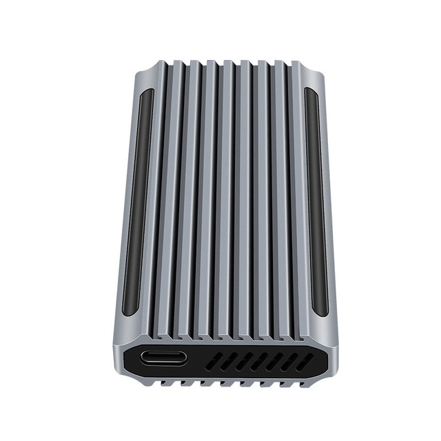 High-Speed USB 3.1 NVMe M.2 SSD Enclosure External Aluminum Hard Drive Case with SATA Interface for SSD Disk HDD Box