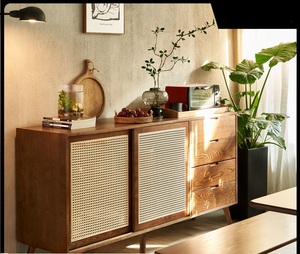 <span class=keywords><strong>Armadio</strong></span> Guardaroba con Libreria, <span class=keywords><strong>Credenza</strong></span> da Cucina con Cassetti, Mobile da Terra, Buffet Scanalato con Ante per Stoccaggio - Product Image 2