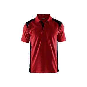 BLAKLADER - 332410505699XXXL Polo Rojo/Negro-EAN 7330509603260 CAMISETAS Y POLOS DE TRABAJO - Product Image 1
