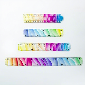 <span class=keywords><strong>Regla</strong></span> Flexible de PVC, Marcador de Libros de Plástico Suave de 15 cm, Material de Medición para Estudiantes y Oficina, Transparente, Recta, Imprimible con Logotipo - Product Image 2