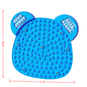 Tapis de massage des pieds par acupression, plaque de pression pour semelles douloureuses, pour la thérapie des méridiens, équipement de fitness à domicile, stock en gros - Product Image 3