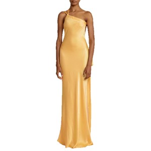 <span class=keywords><strong>Abbigliamento</strong></span> Femminile Europeo e Americano Primavera Estate, Abito da Sera in Raso con Spalla Asimmetrica, Aderente, <span class=keywords><strong>Casual</strong></span> e alla Moda - Product Image 4