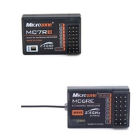SU27 — modèle d'avion télécommandé microzen MC6C, avec récepteur 2.4G pour avion à aile fixe, Machine à planche KT à 4 axes