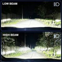 Ampoules de phares LED LELANPU Mini Lens 6000K avec électrovanne H4, phares antibrouillard étanches pour moto, voiture, SUV
