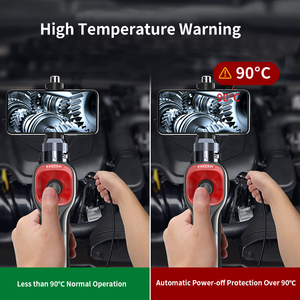 Lafoch 6.2mm <span class=keywords><strong>Android</strong></span> máy ảnh với ánh sáng 360 độ <span class=keywords><strong>4</strong></span> cách IP67 không thấm nước borescope với Grabber có khớp nối nội soi - Product Image 5