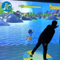Projecteur interactif de projection de sol interactif holographique holographique 3D populaire projecteur d'éducation préscolaire
