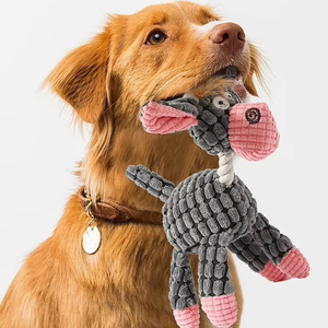 Juicepet Thương Hiệu Vật Nuôi Sang Trọng Đồ Chơi Vui Lừa Cắn MOL Con Chó Cắn Bằng Giọng Nói Đồ Chơi Làm Bằng Bền Dây Con Chó Noisemaker Đồ Chơi - Product Image 1