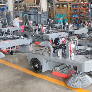 Shiwosi Chất Lượng Cao Pin Điện Tự Động Làm Sạch Đi Xe Trên Tầng Quét Điện Đường Quét Cho Công Nghiệp Hội Thảo Nhà Kho - Product Image 4