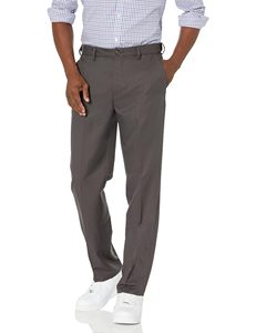 Pantalón <span class=keywords><strong>de</strong></span> <span class=keywords><strong>Vestir</strong></span> Clásico <span class=keywords><strong>para</strong></span> <span class=keywords><strong>Hombre</strong></span>, <span class=keywords><strong>de</strong></span> Corte Clásico, con Cintura Expandible y Frente Plano - Product Image 2