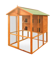Haute qualité jardin extérieur Cage pour animaux de compagnie étanche à l'eau bricolage grand perroquet en bois oiseaux Cage