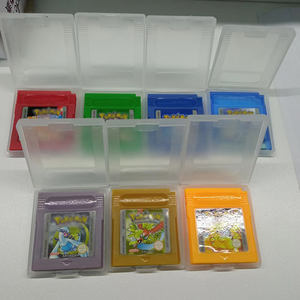 En Stock espagnol allemand italien jaune rouge or <span class=keywords><strong>vert</strong></span> <span class=keywords><strong>bleu</strong></span> argent cristal Version Gameboy GBC jeu de cartes - Product Image 5
