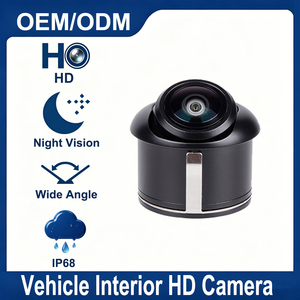 Caméra de recul intégrée discrète 1080P AHD avec vision nocturne couleur Starlight, mini caméra de recul pour camping-car, camion, SUV, ODM - Product Image 1