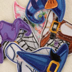 Grande collection de patchs brodés thermocollants variés, motif chapeau de sorcière d'Halloween, pour la décoration de vêtements et de chapeaux - Product Image 2