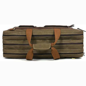 Free sample Custom Vintage Waxed Canvas Leather Chef Knife Tool <b>Roll</b> <b>Bag</b> with OEM and ODM Support - Product Image 6