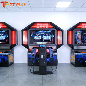 Máquina de juego de disparos con pantalla de 55 pulgadas, sensor de operación <span class=keywords><strong>Ghost</strong></span>, control de pedal de disparo, uso comercial, operada con monedas, para salón de juegos. - Product Image 4