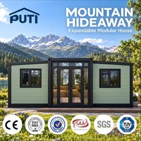 Maison préfabriquée moderne en conteneur de 20 pieds, structure en acier, isolée, pour famille, design personnalisé