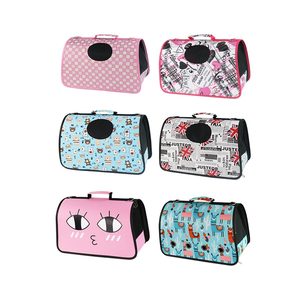 Green Sport Quadrate Oxford <b>Cat</b> or Small Dog Pet Travel Carrier Bag - Product Image 3