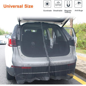Tente magnétique de hayon de voiture en tissu Oxford Accessoires de matériel de <span class=keywords><strong>camping</strong></span> respirants SUV Van avec trappe magnétique - Product Image 2