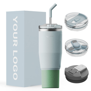 Nieuw Product <span class=keywords><strong>Tumbler</strong></span> 30oz40oz Custom Logo Mok Buiten Vacuüm Geïsoleerd Water Cups Reis Mok Clear <span class=keywords><strong>Tumbler</strong></span> Met Stro - Product Image 5