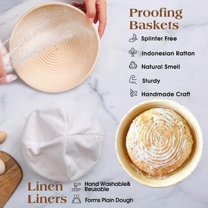 Oferta Especial: Juego de Cestas de Ratán Natural para Fermentación de Pan, Kit de Iniciación de Levadura para Panadería, Herramientas y Suministros para Hacer Pan - Product Image 6