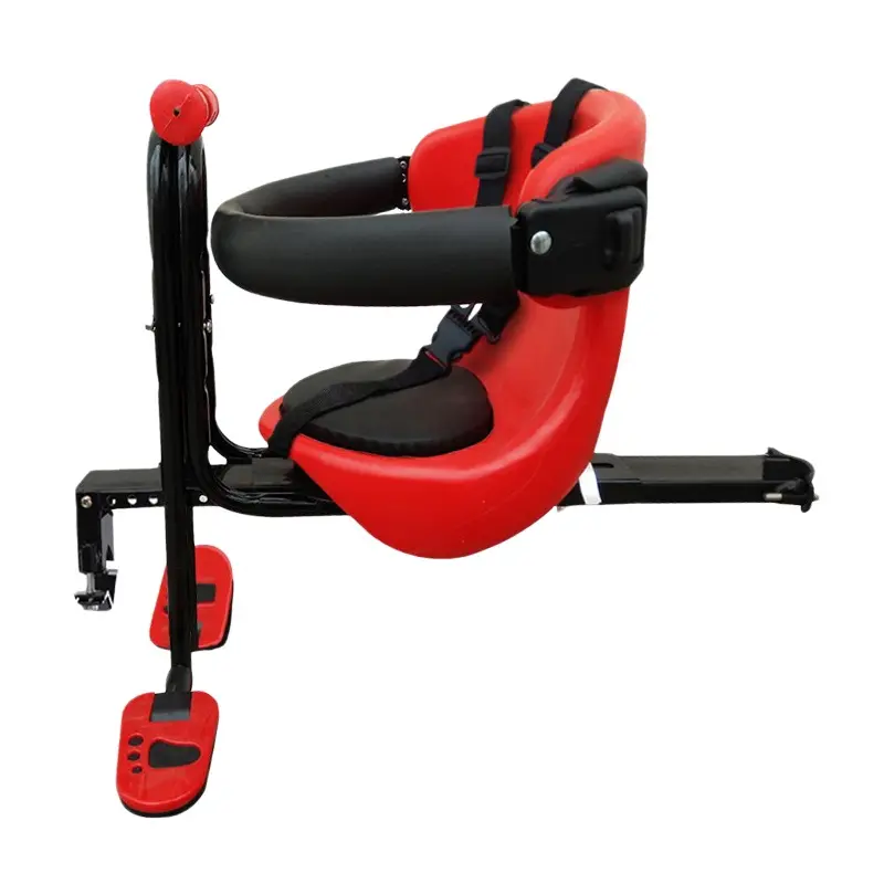 Assento infantil seguro para bicicleta, assento seguro e seguro para bebês