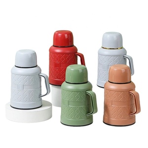 Flacons à <span class=keywords><strong>vide</strong></span> portables de grande capacité 1L et thermos réservoir intérieur en verre en plastique bouilloire à eau chaude bouteille théières avec poignée - Product Image 1