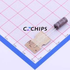 ตัวเก็บประจุอิเล็กโทรไลต์อะลูมิเนียมแบบ Through-Hole รุ่น KMG10V220M5*11 2.5TP ขนาด D5xL11 มม. 220uF 20% 10V 170mA-120Hz - Product Image 1