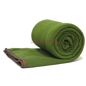 Manta de lana polar rectangular escarlata impermeable para camping, uso exterior para adultos, ligera y portátil - Product Image 2