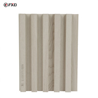 Revestimiento de Pared WPC de Coextrusión de Alta Calidad, Panel de Listones Acanalados de Madera y Plástico Compuesto para Diseño de Interiores y Exteriores