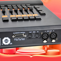JIUAN MA2 Komut Kanalı Profesyonel Sahne Aydınlatma Konsolu Kontrol Cihazı, DMX512 RGB Aydınlatma 2048 Parametre 512W Maksimum Yük
