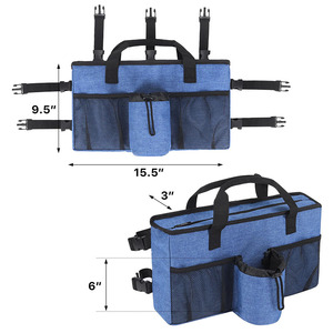 Sac de transport pour fauteuil roulant de haute qualité en gros au prix le plus bas, organisateur de panier pour marcheur, pochette gratuite - Product Image 1