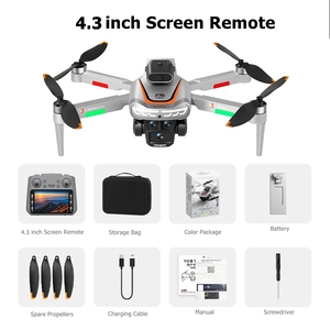 Drone de photographie aérienne 4K HD à triple caméra 48MP pour débutants, conception pliable avec gyroscope 4 axes, évitement d'obstacles, temps de vol de 20 minutes - Product Image 6