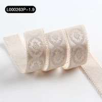 Bande de tissage jacquard personnalisée de haute qualité avec logo, antidérapante, élastique, en peluche, avec polyester durable pour bretelles de soutien-gorge