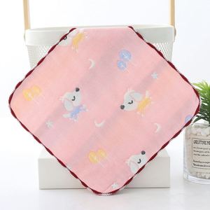 Soft <b>Baby</b> Muslin Animal <b>Baby</b> Bath <b>Towel</b> Square 25x25cm 100% Cotton <b>Washcloths</b> Feeding & Bath <b>Towels</b> for Sensitive Skin - Product Image 5