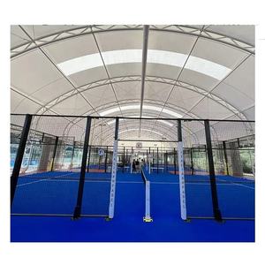 <span class=keywords><strong>Court</strong></span> de padel avec toit <span class=keywords><strong>court</strong></span> de padel extérieur toit de pluie toit de tennis de padel personnalisé - Product Image 3