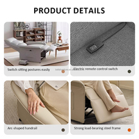 Canapé inclinable électrique intelligent en cuir véritable Bella Zero Gravity, multifonctionnel, pour téléphone portable et jeux