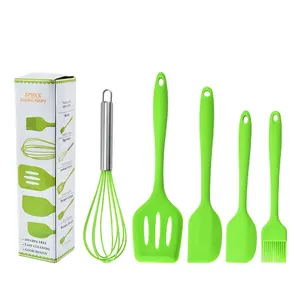 Kitchen Accessories Silicone Kitchen Utensil Set 10pcs/set Silicone Spatula Sets Cooking Tools In Kitchen