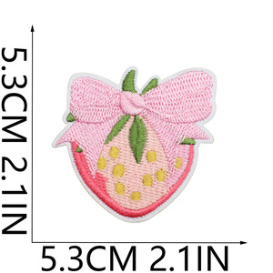 Fer sur broderie rose Saint Valentin amour coeur ours gâteau papillon Discoball Ballet mariage Patch pour les filles - Product Image 5