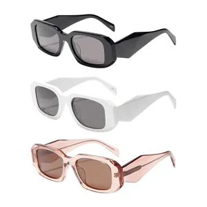 2023 Luxus Marke Designer Mode Kleine quadratische Rahmen Sonnenbrille Retro Champagner Sonnenbrille Damen Persönlichkeit B Brief Brille