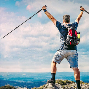 100% carbono nórdicos bastón <span class=keywords><strong>bastones</strong></span> <span class=keywords><strong>de</strong></span> esquí hombre mujer <span class=keywords><strong>bastones</strong></span> postes <span class=keywords><strong>trekking</strong></span> senderismo ultraligero 3 secciones para al aire libre - Product Image 5