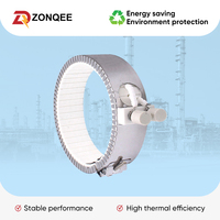Chauffe-bandes céramiques électriques industriels 230 V 750 W à refroidissement par air pour fûts de machines d'extrusion