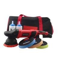 CAR'S GIFT Offre Spéciale 21mm orbit 600W kit de polissage de voiture double Action Machine de polissage de voiture