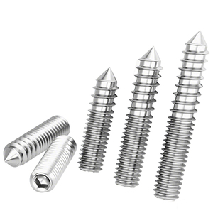 Tornillo de acero inoxidable 304 métrico doble para colgar en madera, perforador metálico de rosca <span class=keywords><strong>sin</strong></span> <span class=keywords><strong>fin</strong></span> para ojales de grado industrial - Product Image 3