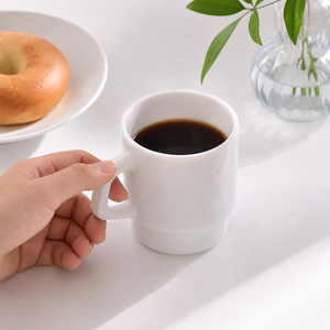 Taza de Té y Café de Vidrio Borosilicato de Alta Calidad con Asa, Diseño Clásico, Apta para Lavavajillas, Regalo Empresarial, Personalizable - Product Image 4