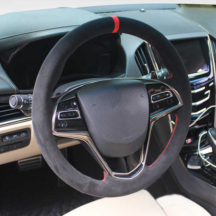 Car Auto Interior Accessories Steering Wheel Cover for Cadillac CT4 CT5