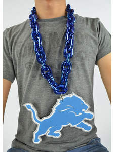 Collar de Espuma EVA 3D Extra Grande al por Mayor, Collar de Cadena de Fanáticos de los Detroit Lions de la NFL, Collar Fanfave Fanchains - Product Image 6