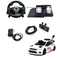 Simulateur de conduite pour parc d'attractions avec caméra 1080P, jouet pour adolescents, voiture de course télécommandée avec volant FPV 1:28